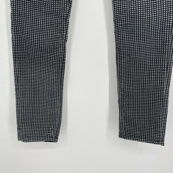 Rag & Bone Mini Houndstooth Skinny Velvet Pants Size 25 Low Rise Stretch Multi - Picture 3 of 12